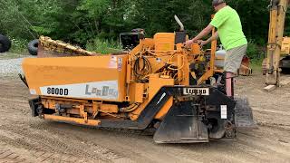 LeeBoy 8000D paver 799 vid 2 [upl. by Nagey]