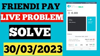 friendi pay live problem solvehow to add money in FRiENDi payfriendipay [upl. by Giacobo753]