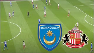 Portsmouth FC 13 Sunderland AFC Highlights  20242025 [upl. by Eromle]