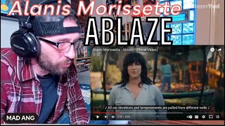 METALHEAD REACTS Alanis Morissette ABLAZE Official Video YES I ALMOST CRIED 🥲🥲🥲 [upl. by Enad]