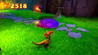 Spooky swamp all hidden gem amp egg locations Spyro 3 reignited trilogy Escort the twins [upl. by Genaro]