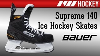 Bauer Supreme 140 Ice Hockey Skate Review [upl. by Tterej]