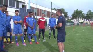 Reprise du championnat CFA2 face à Bastia interview de Johann Louvel et de Ferland Mendy [upl. by Thisbee100]