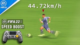 FIFA 22  SPEED BOOST  EXPLOSIVE SPRINT TUTORIAL [upl. by Nanor]