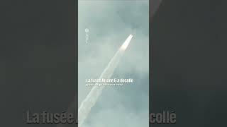 Espace  la fusée Ariane 6 a décollé shorts rtbf [upl. by Niwdla632]