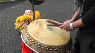 Chinese New Year 2012  Lion Dance Drumming Demo at Wai Yee Hong [upl. by Anoid120]