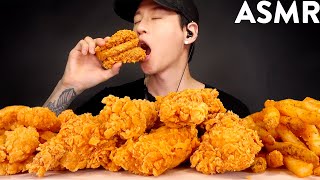 ASMR SPICY CHICKEN TENDERS amp FRIED SHRIMP MUKBANG No Talking EATING SOUNDS  Zach Choi ASMR [upl. by Adlihtam659]