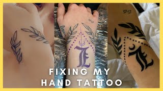 Fixing My Hand Tattoo  Experience [upl. by Eremahs]