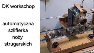 Automatyczna ostrzałka do noży strugarskich automatic sharpener for planer knives [upl. by Itsym]