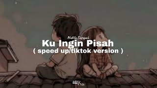 Nabila Taqiyyah  Ku Ingin Pisah  speed uptiktok version [upl. by Ule]