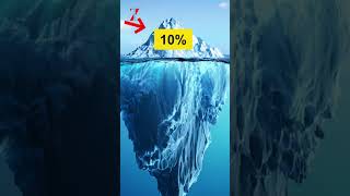 Why is Most of The Iceberg in Water youtubeshorts shorts ytshorts iceberg [upl. by Rosita]