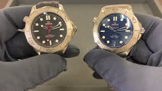 Which Titanium Bezel Omega Seamaster 300M Nekton vs Beijing Olympic Edition [upl. by Ahsitul]