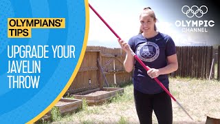 How to Throw the Javelin  The Perfect Angle ft Kara Winger  Olympians Tips [upl. by Acie]