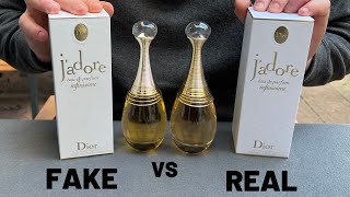 Fake vs Real Dior Jadore Infinissime Perfume EDP [upl. by Bomke686]