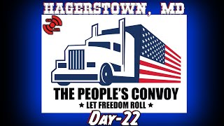 Live The Peoples Convoy  Morning Meeting amp Convoy to DC [upl. by Niddala]