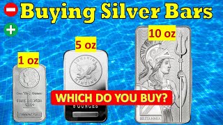 Silver Bars Which is Best Review of the 1 5 amp 10 Silver ounce Bars [upl. by Otter270]