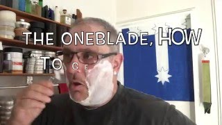 How to use the OneBlade razor [upl. by Katushka]