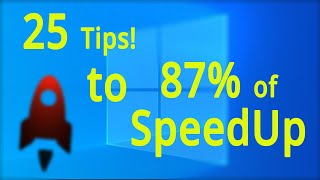 25 Tips to Speed Up your Computer සිංහල  English Boost Windows 10 with proof [upl. by Landbert]