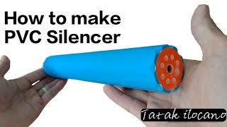 How to make DIY PVC SilencerSuppressor for Airgun and PVC toygun up to 80 sound reduction [upl. by Zuckerman213]