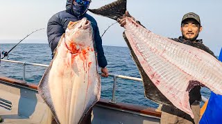 FILLETING A HUGE HALIBUT  Trip of a Lifetime with Subscribers Prt2 [upl. by Bein283]