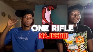 Najeeriii  1 rifle official video reaction [upl. by Ahsiya]