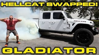 100k HELLCAT SWAPPED GLADIATOR  750 HP RECON Jeep Gladiator Review and Performance Testing [upl. by Panayiotis]