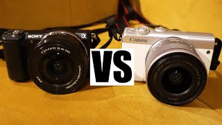 Sony a5000 vs Canon M100 Comparison Explained what is better for Beginners in 2024 [upl. by Hibbs439]