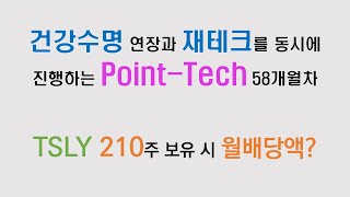 챌린지2 포인트에 생명을 불어넣는 마법 포인트테크  5회차 ft TSLY 210주로 받은 첫 배당액은 [upl. by Willard]