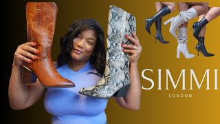 fallwinter boot haul ft SIMMI London [upl. by Ecidna751]