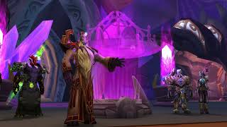 World of Warcraft  Draenei heritage armor set cutscene [upl. by Cannell]