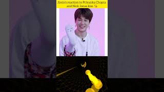 Jimins reaction to Priyanka Chopra and Nick Jonas kiss 😘 shorts kpop bts jimin viral yt [upl. by Farrish]