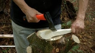 Carving a Spoon Using an Axe  Paul Sellers [upl. by Fugazy]