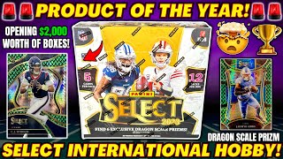 PRODUCT OF THE YEAR🚨🤯 2023 SELECT FOOTBALL INTERNATIONAL HOBBY BOX REVIEW🏈 [upl. by Whyte]