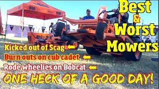 Best and Worst Lawnmowers of 2018 amp 2019 Plus Kicked out of the Scag booth [upl. by Forsta]