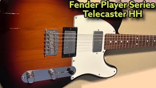 Fender Player Series Telecaster HH  Humbucking amp single coil mode [upl. by Esten]