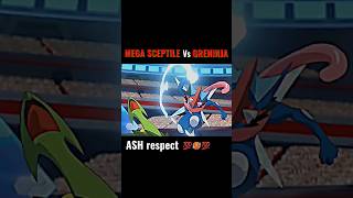 Mega Sceptile Vs Greninja respect pokemon shorts [upl. by Lokkin]