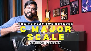 Master the C Major Scale 2 Octaves on Guitar [upl. by Swirsky190]