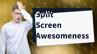 Can you play PC games split screen [upl. by Colfin]