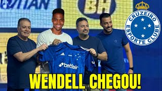 O PROBLEMA DA LATERAL ESQUERDA ACABOU WENDELL É O NOVO REFORÇO DO CRUZEIRO NOTICIAS CRUZEIRO [upl. by Eineeuq]