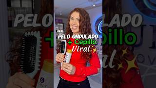 Cepillo viral para definir cabello ondulado [upl. by Lissak]