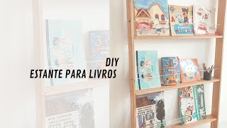 DIY ESTANTE para livros Organizador [upl. by Peterec]