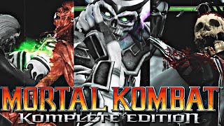 Mortal kombat 9  Every Character Xray performed on SHAO KAHN [upl. by Thurman]