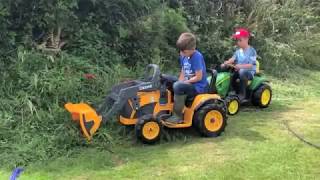 TRACTORS FOR KIDS  JOHN DEERE TRACTOR VIDEOS FOR CHILDREN [upl. by Ellehciram]