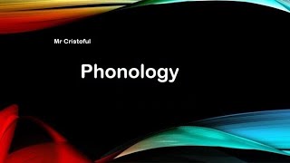 Phonology Allophonic Variations 1 [upl. by Gilly236]