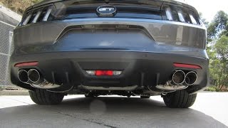 ROUSH Quad Tip Exhaust Sound Modes by Mustang Motorsport Australia [upl. by Illah992]