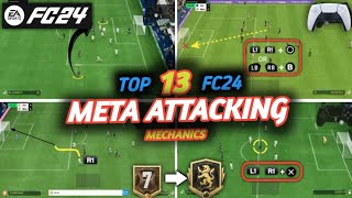 13 combined overpowered and effective attacking tricks on EA FC24 DECEMBER METAdeepresearcherFC [upl. by Kirby]