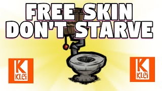 Dont Starve Together Free Skin  Toilet Skin Out Now  Free Toilet Skin for Dont Starve Together [upl. by Atnaloj]