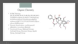 aconitine [upl. by Nomyt]