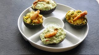 Avocats farcis aux crevettes une entrée simple et saine [upl. by Zoes490]