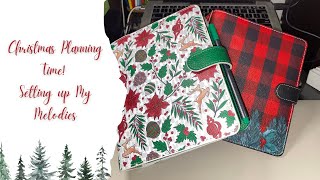 Setting Up My Christmas Planners  Christmas Melodies by Planners Anonymous [upl. by Enaillil]